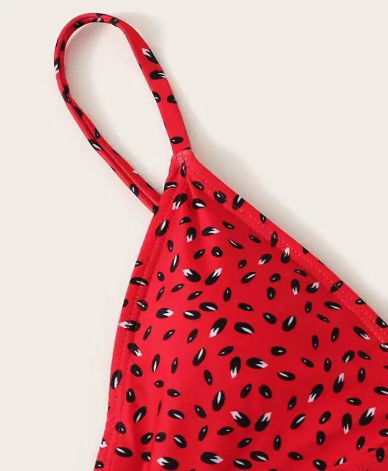 2025 New Watermelon Print Women's Bikini Swimsuit