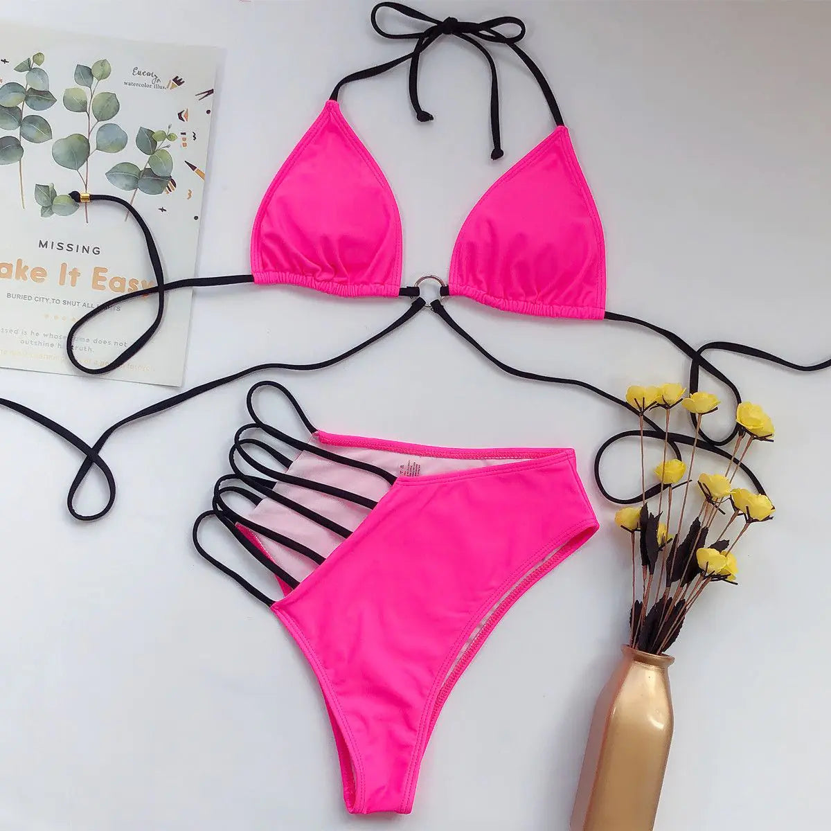 Beachwear, Printed Swimsuit, Bikini